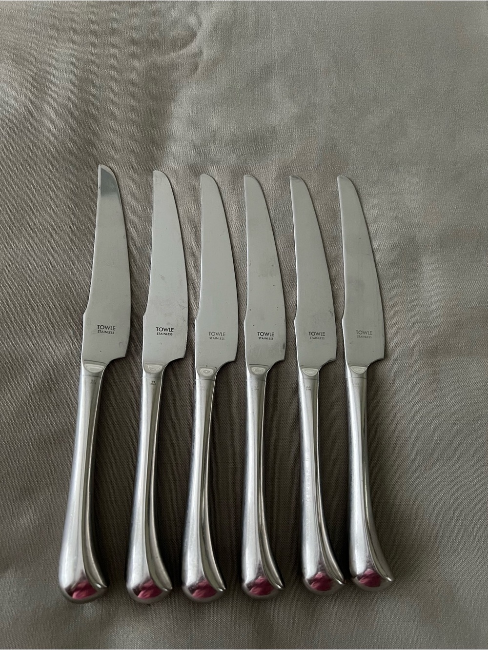 Towle Holbrooke Stainless Satin 18/8 Japan French Hollow Dinner Knives